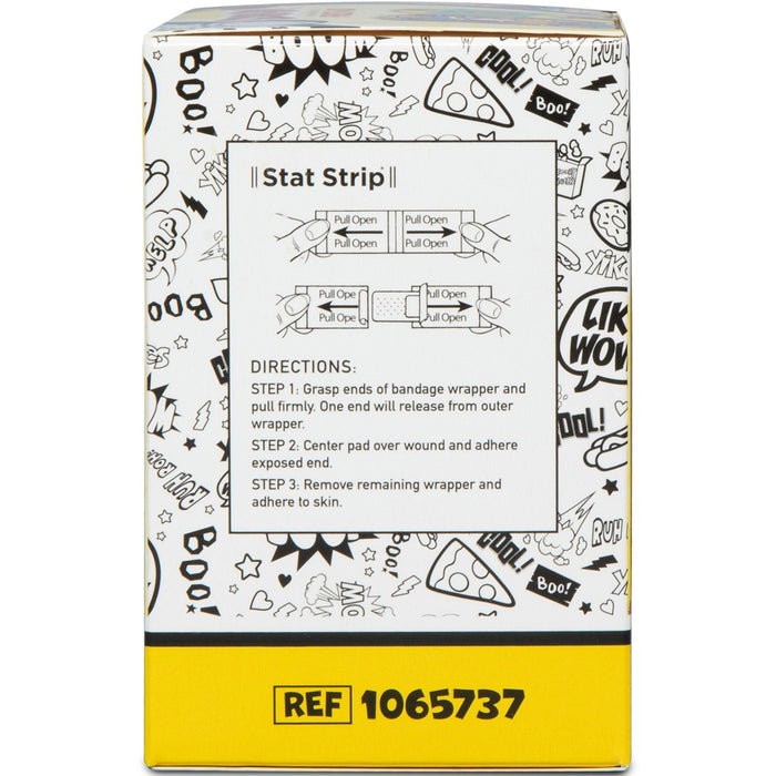 Dukal American White Cross Stat Strip Scooby-Doo Adhesive Strip, 0.75 x 3 Inch