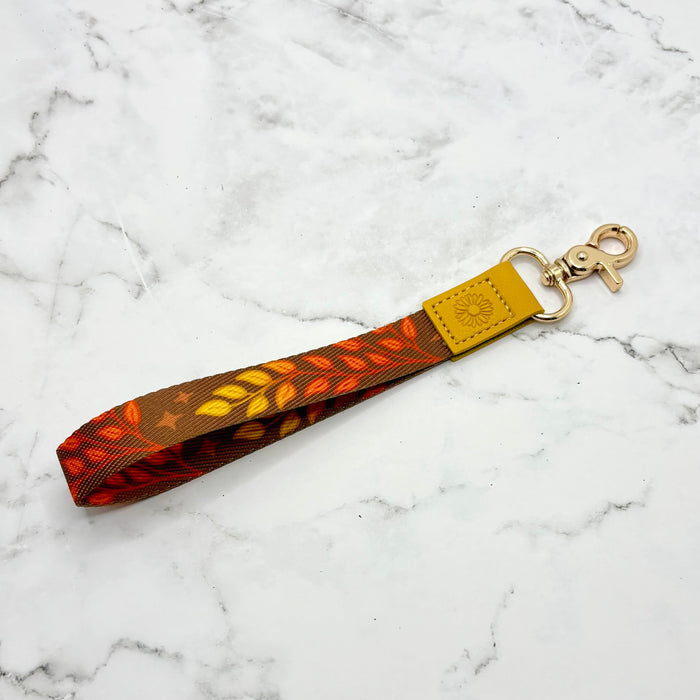 Autumn Leafy Lanyard