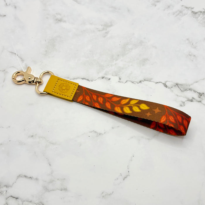 Autumn Leafy Lanyard