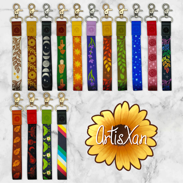 Autumn Leafy Lanyard