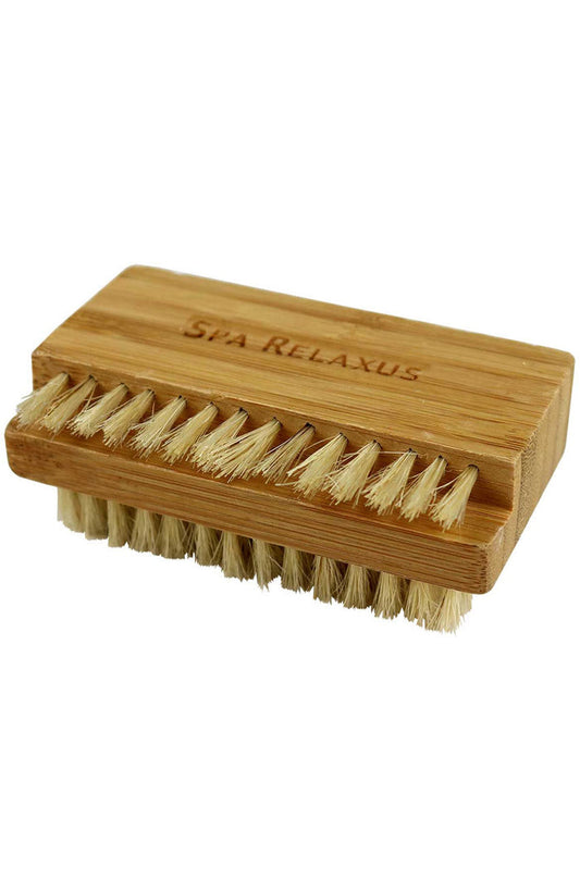 This Boar Bristle Nail Brush helps soften cuticles and is dual-sided with extra stiff bristles for deep cleansing.