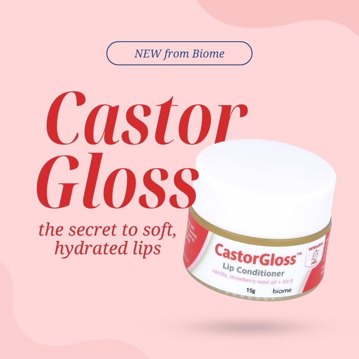Biome CastorGloss™ Lip Conditioner Lip Balm