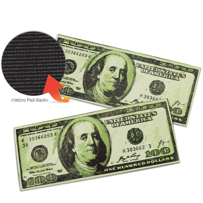 Black Ice Professional Hair Gripper Velcro Pads - MONEY [2PC/SET]