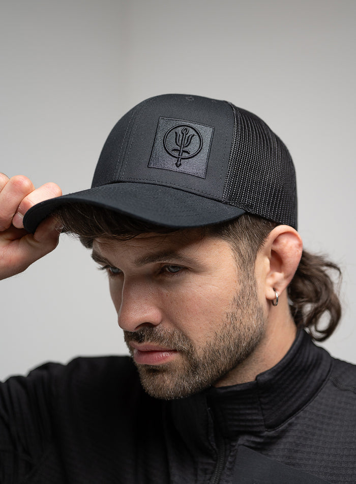 Black Men's ThruDark Hat Cap.