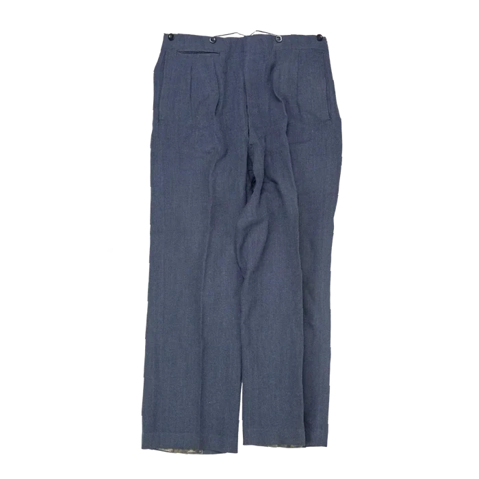 Blue Wool Service Dress Trousers - 84cm, Medium - US Air Force Surplus - Dress Trousers