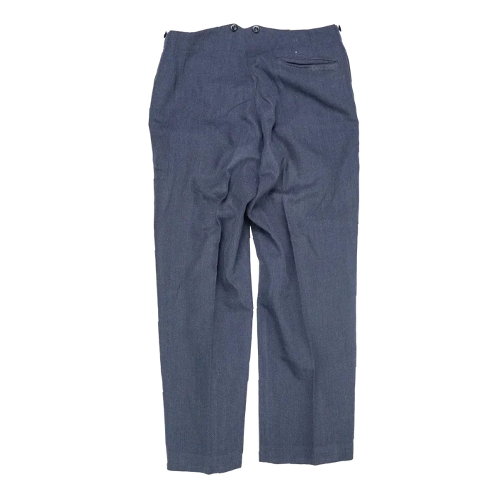 Blue Wool Service Dress Trousers - 84cm, Medium - US Air Force Surplus - Dress Trousers