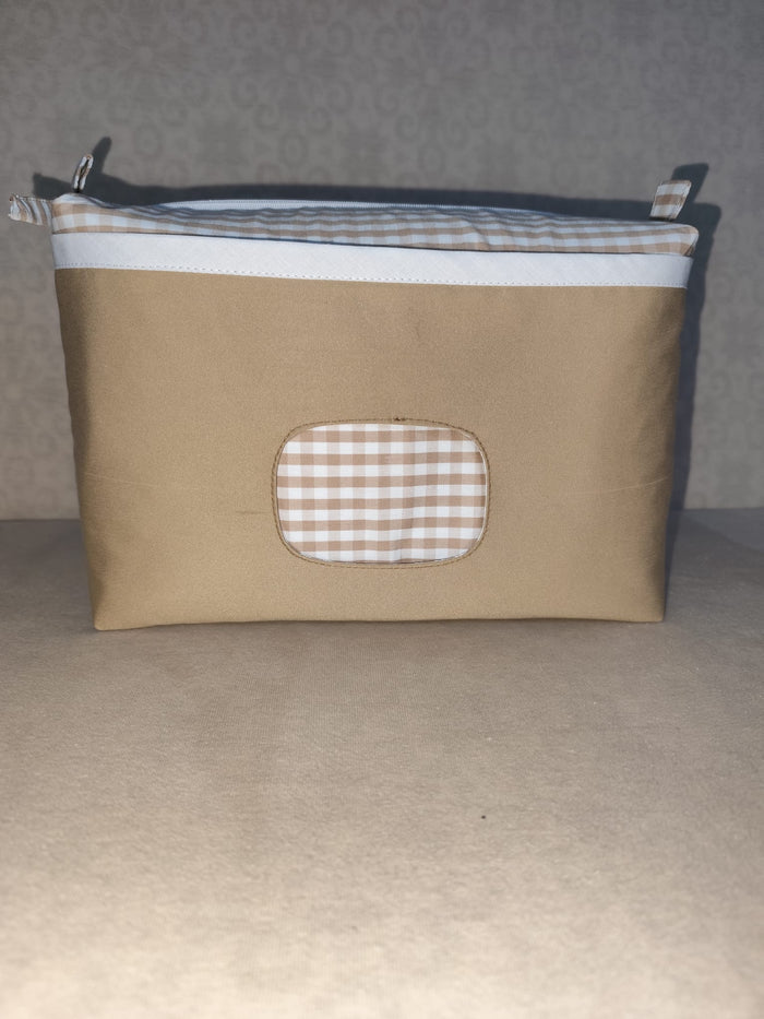 Bolso porta toallitas y pañales - Hecho a mano