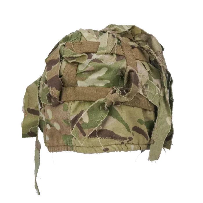 British MTP MK6 Helmet Cover w/ Scrim - British Army Surplus - Helmets