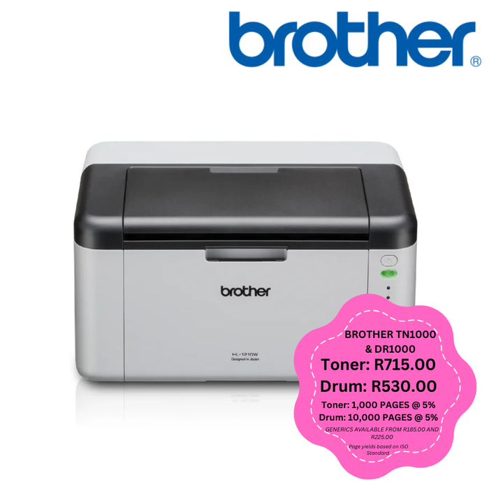 Brother HL-1210W Wireless Mono Laser Printer - HL1210W