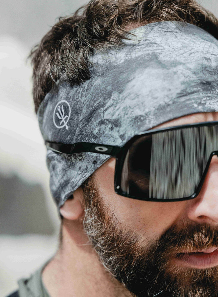 Creative Image Of Buff® Coolnet Uv Wide Headband In Urban Camo (ITF)