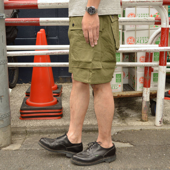 BUZZ RICKSON'S "BR52388" U.S. Marine Corps Herringbone Shorts