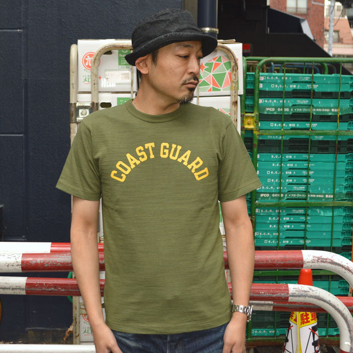 BUZZ RICKSON'S "BR79567" Slub Yarn T-shirt COAST GUARD