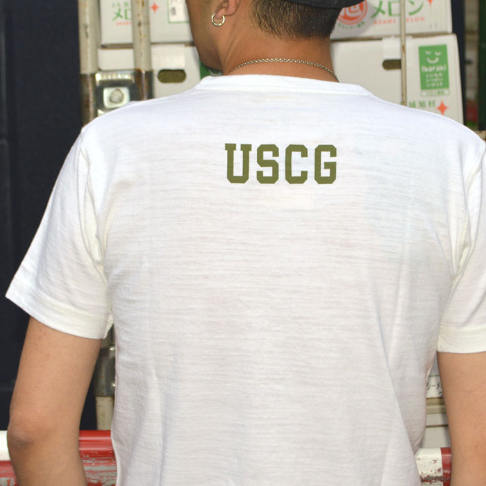 BUZZ RICKSON'S "BR79567" Slub Yarn T-shirt COAST GUARD