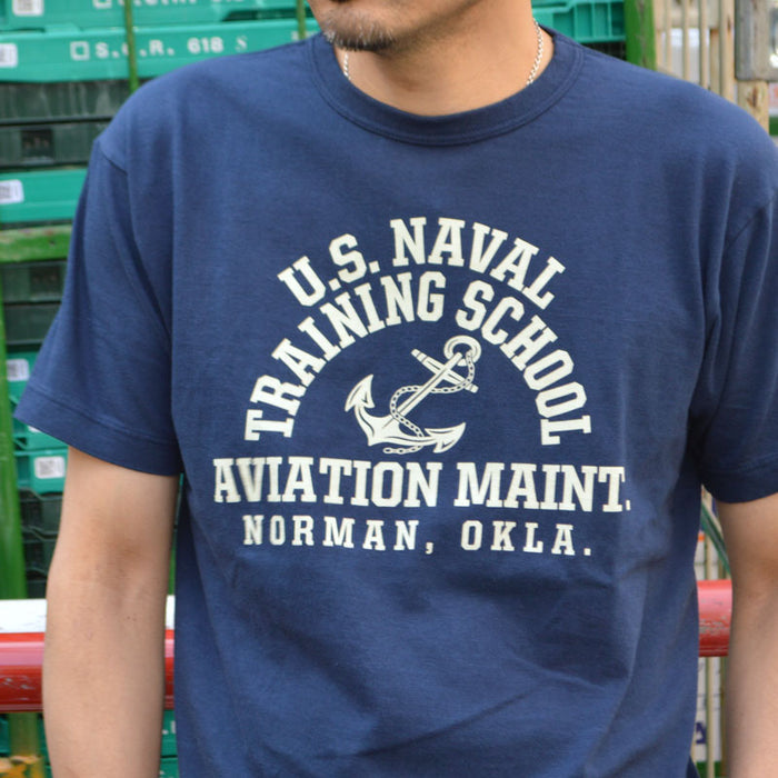 BUZZ RICKSON'S "BR79573" Government Issue T-shirt U.S. Naval Training School