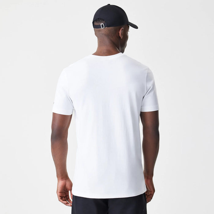 The Male model is wearing Caddyshack Caddy Day Tournament White T-Shirt 2