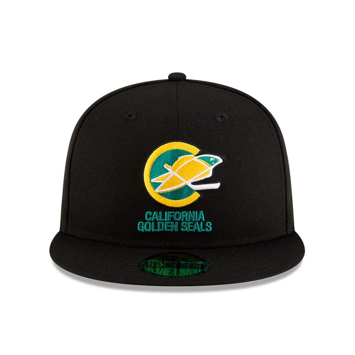 This is a California Golden Seals NHL Basic Black 59FIFTY Fitted Cap 3