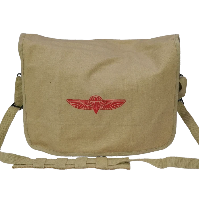 Canvas Paratrooper Emblem Messanger Bag - Army and Outdoors - Shoulder Bags
