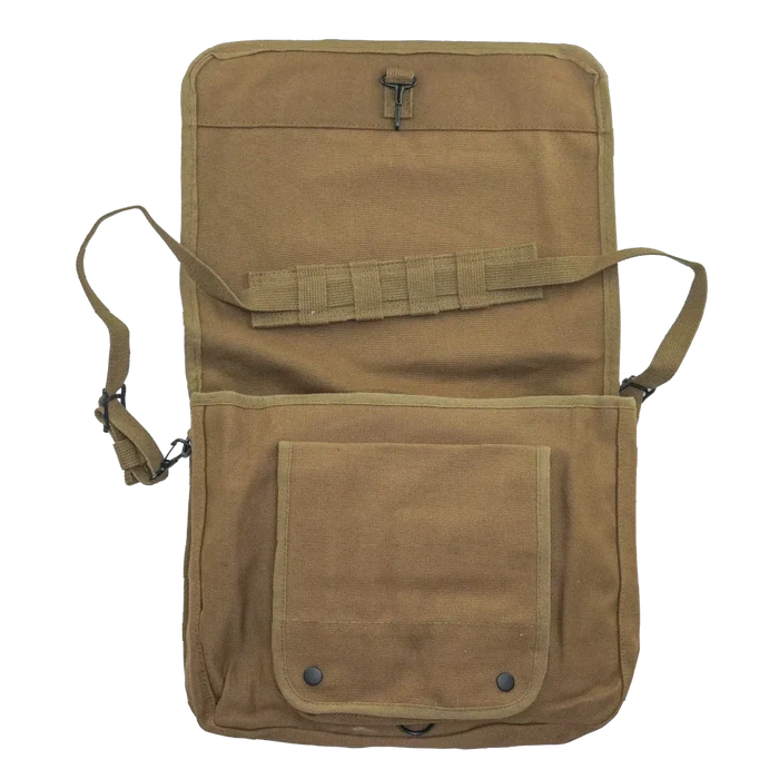 Canvas Paratrooper Emblem Messanger Bag - Army and Outdoors - Shoulder Bags