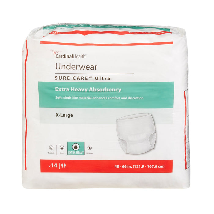 Cardinal Health Sure Care Ultra Underwear, Extra Heavy Absorbency - 1455-Pack - LL Medico