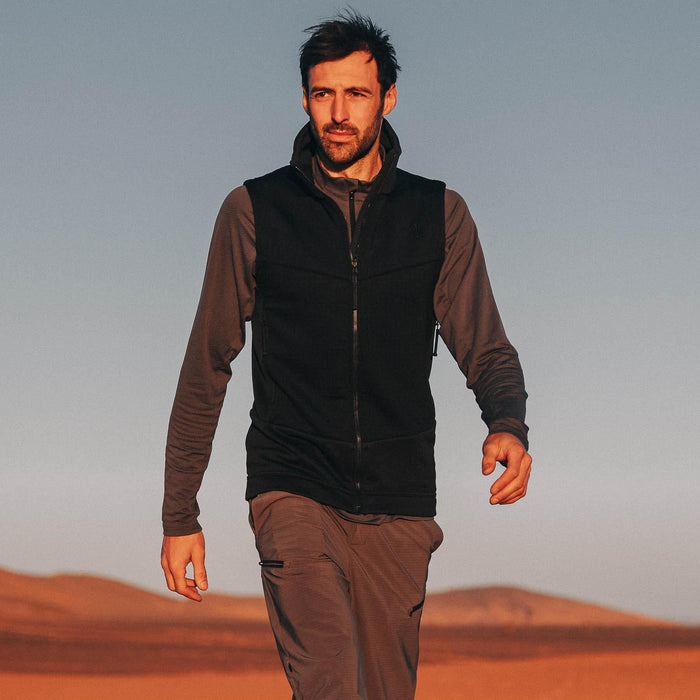 Creative Image Of Centurion Alpine Gilet In Obsidian Black (ITF)