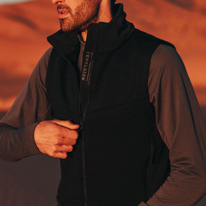 Creative Image Of Centurion Alpine Gilet In Obsidian Black (ITF)