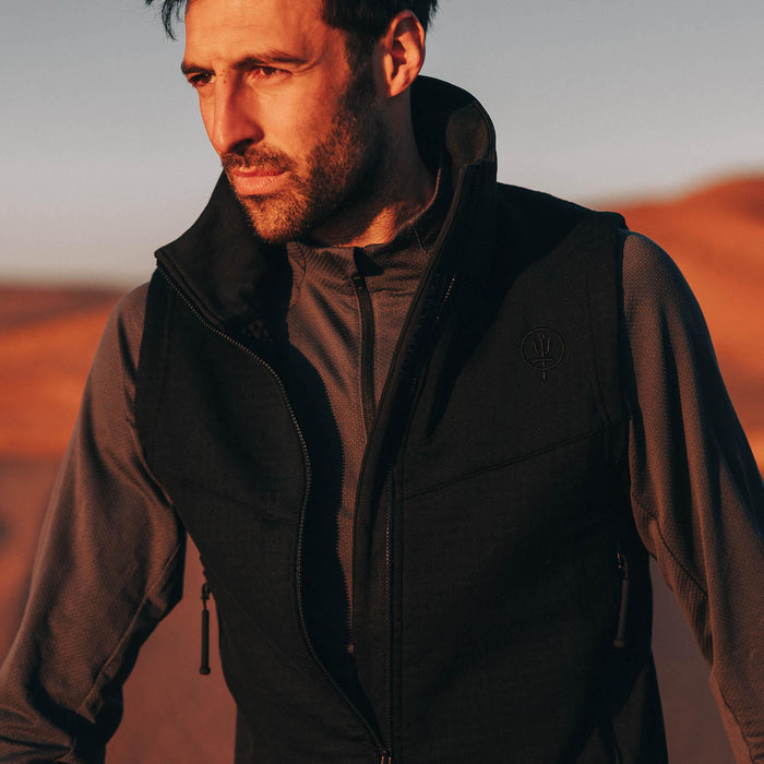 Creative Image Of Centurion Alpine Gilet In Obsidian Black (ITF)