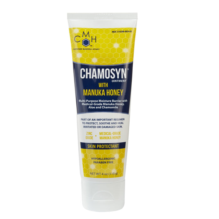 Chamosyn Skin Barrier Protectant Ointment w/ Manuka Honey, 4 oz Tube - SC0125W-Single - LL Medico