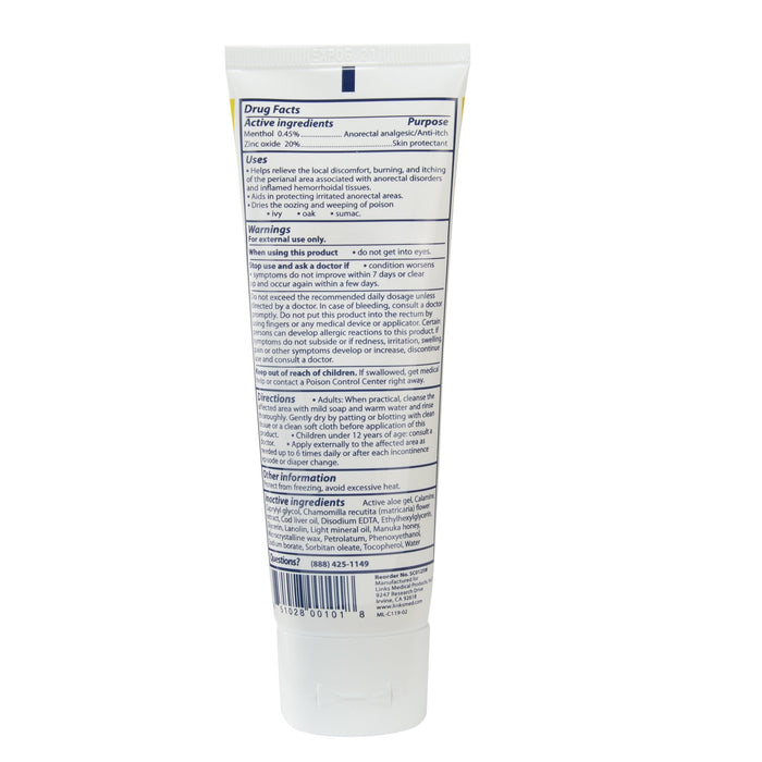 Chamosyn Skin Barrier Protectant Ointment w/ Manuka Honey, 4 oz Tube - SC0125W-Single - LL Medico