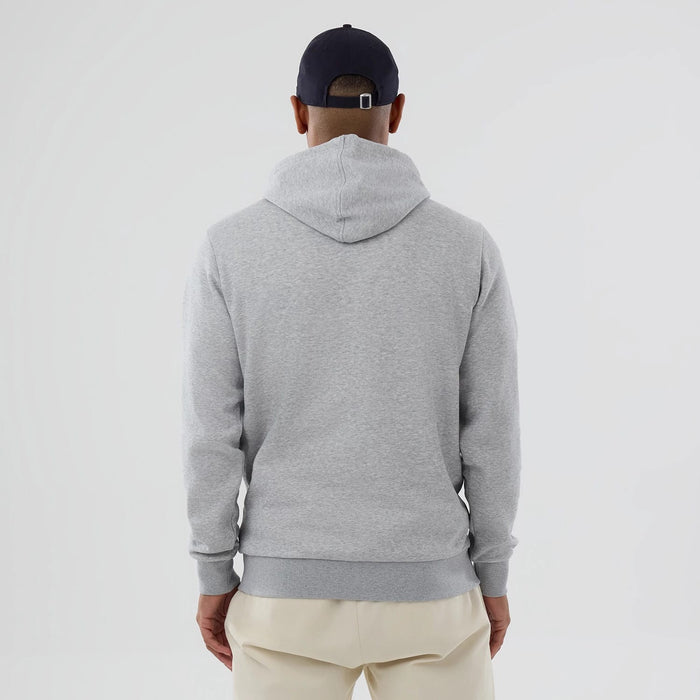 The Male model is wearing Chicago Cubs MLB Grey Pullover Hoodie 2