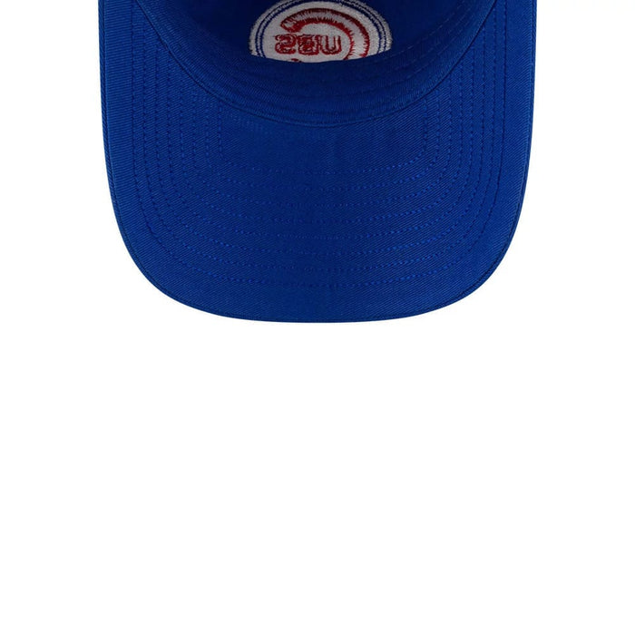 This is a Chicago Cubs Ralph Lauren X MLB Open Blue 9TWENTY Adjustable Cap 7