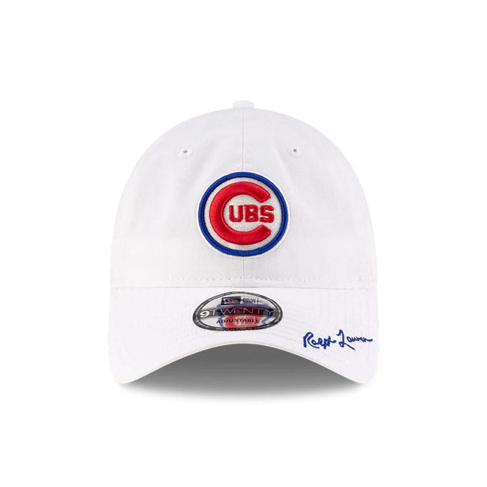 This is a Chicago Cubs Ralph Lauren X MLB Open White 9TWENTY Adjustable Cap 2