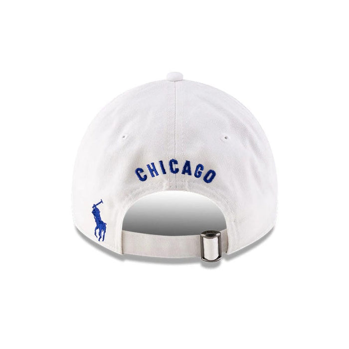 This is a Chicago Cubs Ralph Lauren X MLB Open White 9TWENTY Adjustable Cap 6