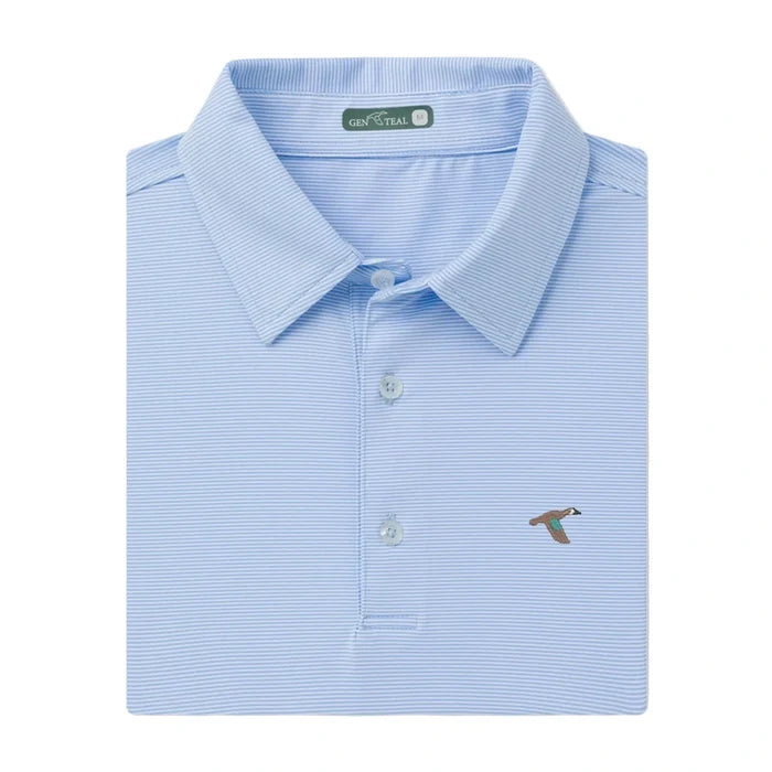 Club Pinstripe Performance Polo