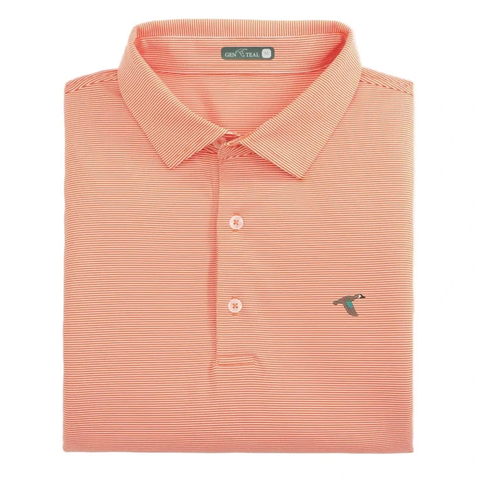 Club Pinstripe Performance Polo