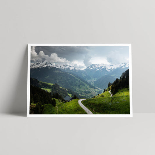 Col du Pret | Roads like these - Art Print - Daniel Hughes - Rouleur