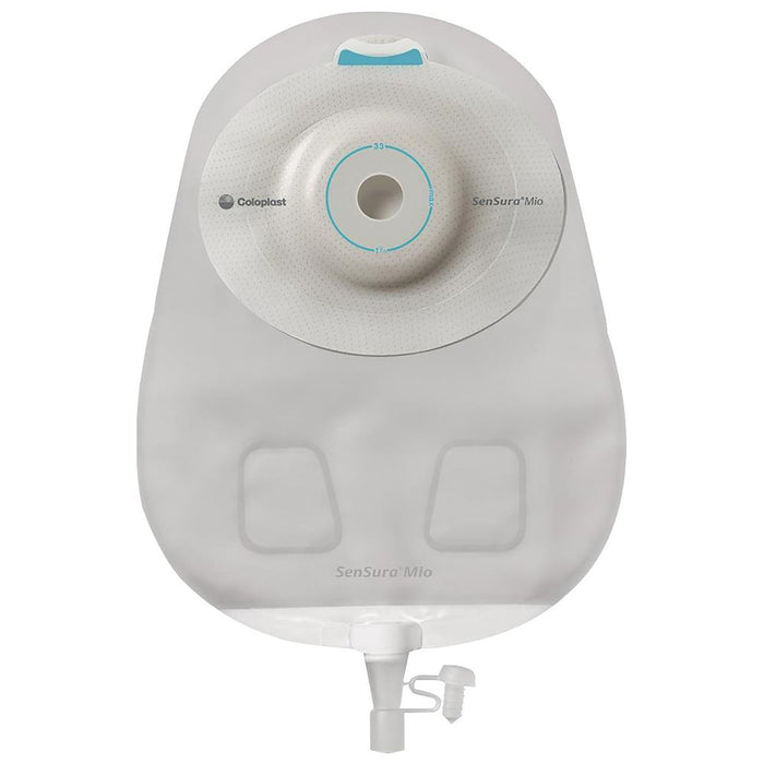 Coloplast SenSura Mio Convex Light One-Piece Urostomy Pouch, Pre-Cut, Transparent, 10-1/2-Inch