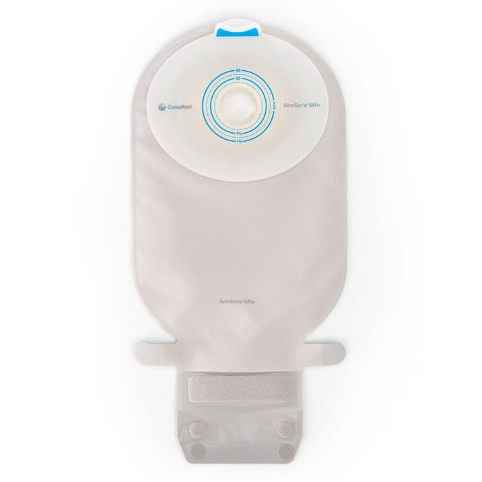 Coloplast SenSura Mio Flat One-Piece Pouch, Pre-Cut, Transparent, 11-Inch, with Filter
