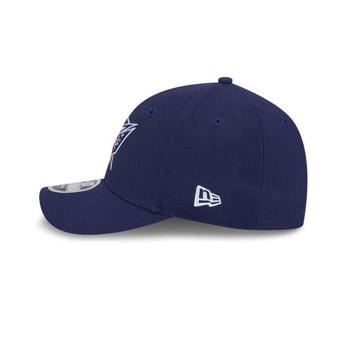 This is a Columbus Blue Jackets NHL Team Navy 9FORTY M-Crown Adjustable Cap 5