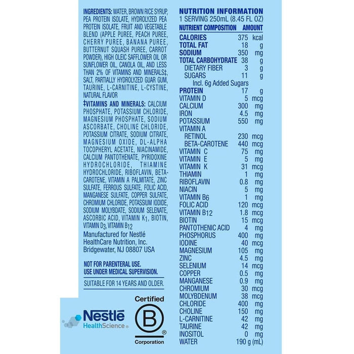 Compleat Original 1.5 Tube Feeding Formula, Fruit Medley, 250 mL - 00043900913933-Single - LL Medico
