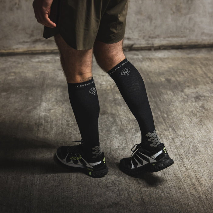 Creative Image Of Compression Socks In Obsidian Black  (ITF)