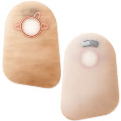 ConvaTec Natura Plus Two-Piece Pouch, Closed, Opaque, 6-Inch, with Filter