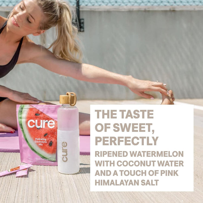 Cure Hydration Electrolyte Drink Mix, Watermelon, 14 Count - HM1005-Pack - LL Medico