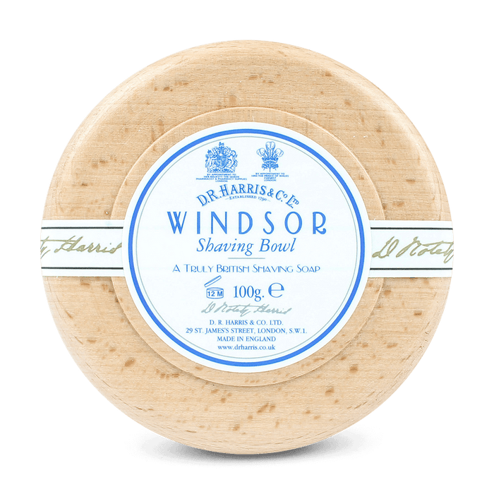 D R Harris Windsor Shaving Soap & Bowl Beech 100g