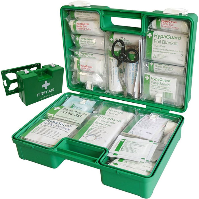 Deluxe BS8599-1 Workplace First Aid Kit with Wall Mounted Bracket