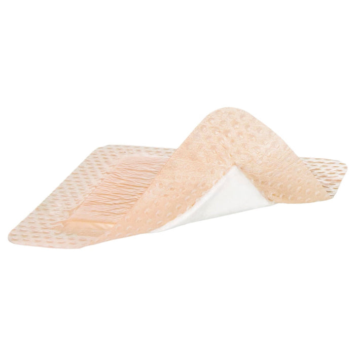 Dermarite ComfortFoam Border Foam Dressing, Square Sterile Waterproof Silicone Adhesive — 2" x 2"