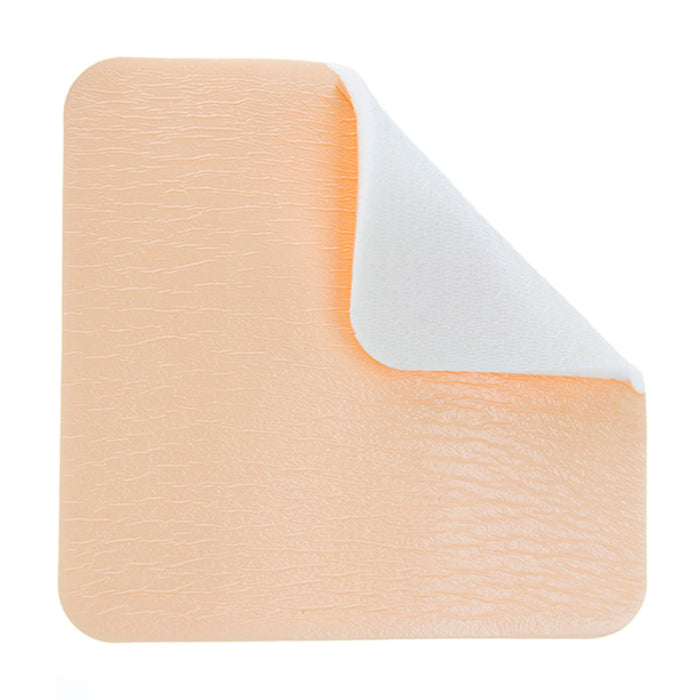 DermaRite ComfortFoam Foam Dressing, Square Sterile, Non-Bordered, Silicone Face — 3" x 3"