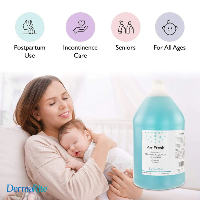 Dermarite PeriFresh Rinse-Free Perineal Cleanser, 1 gallon - 196 - LL Medico