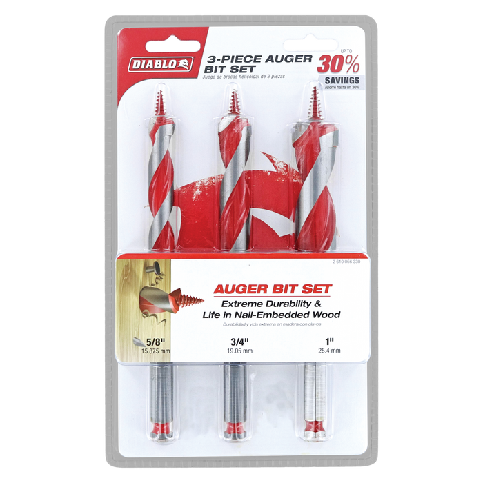 Diablo Auger Bit Set
