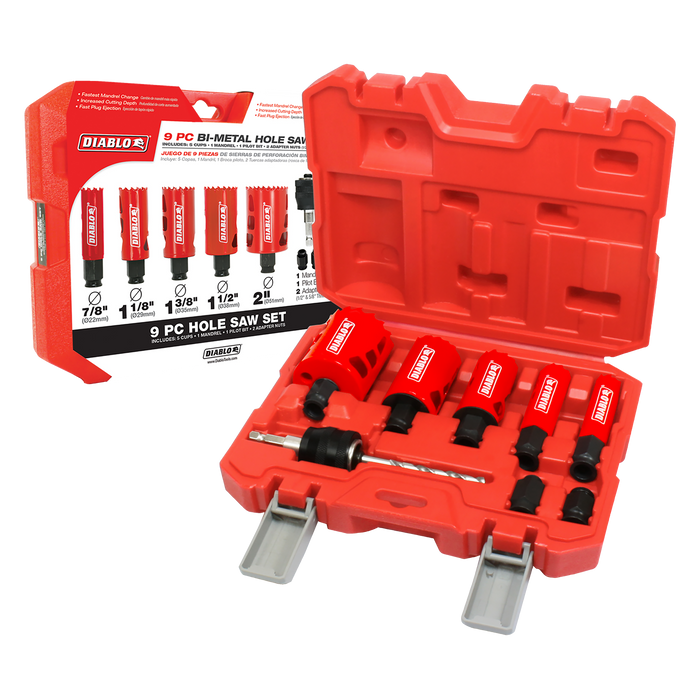 Diablo Bi-Metal Hole Saw Set