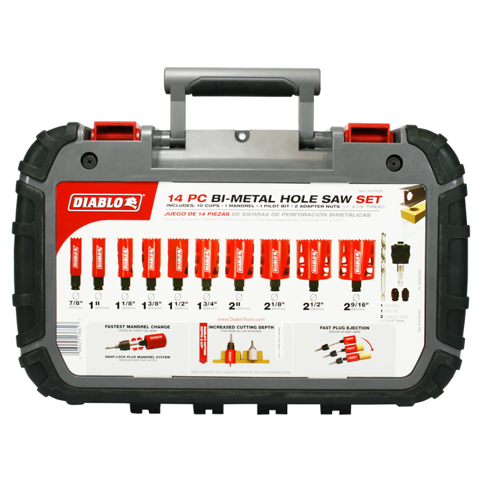 Diablo Bi-Metal Hole Saw Set